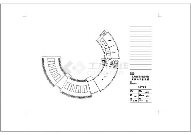 某市戏校CAD大样详细设计完整平面图纸-图一