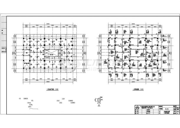 旅馆整套建筑结构施工CAD图-图一