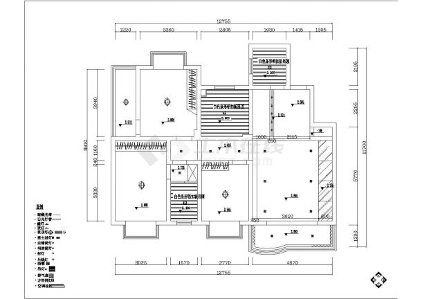 新柳楼家居设计cad全套方案图纸（含方案说明）-图二