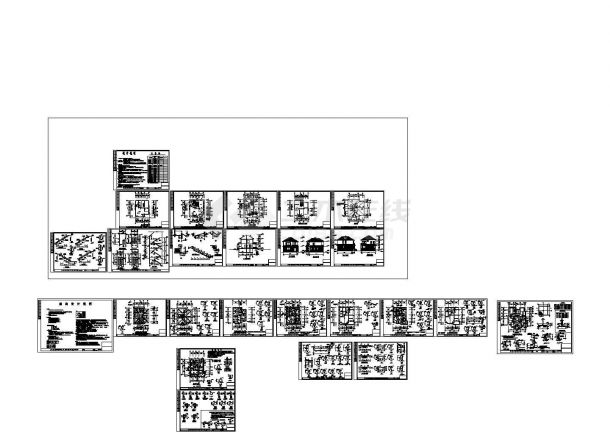 某私人二层砖混住宅别墅建筑结构设计施工图纸-图一