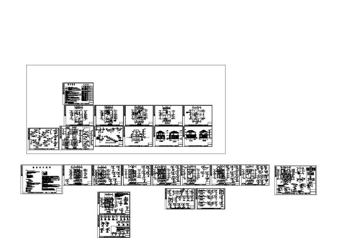 某私人二层砖混住宅别墅建筑结构设计施工图纸_图1