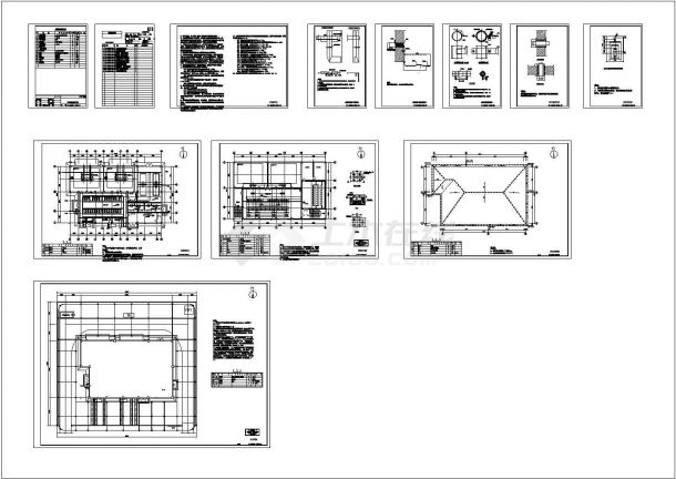某110kV变电站防雷接地设计cad全套施工图纸（含设计说明）-图一