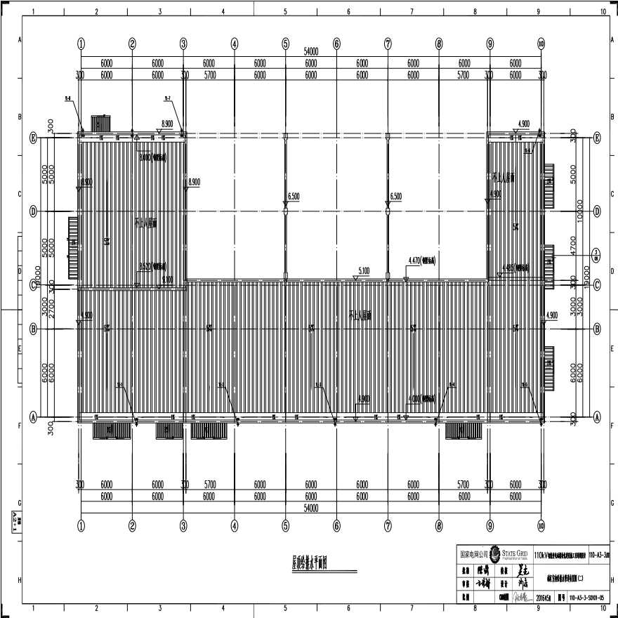 110-A3-3-S0101-05 站区室内给排水管道布置图（二）.pdf-图一