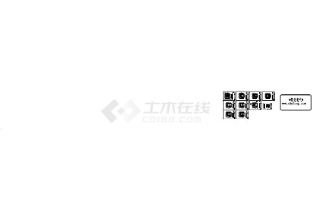 上海某综合商务中心全套强电系统施工CAD图纸245张（知名设计院完整配电）-图二