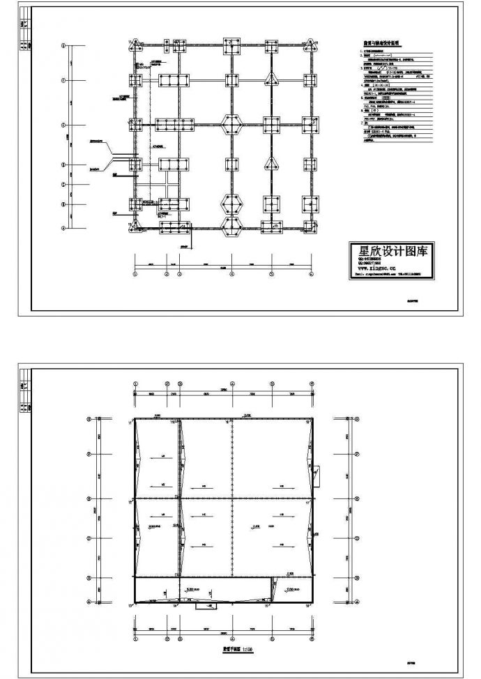 照明配电系统设计CAD图纸_图1