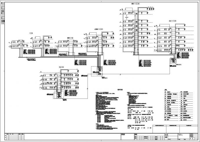 某大型广场配电系统设计图纸_图1
