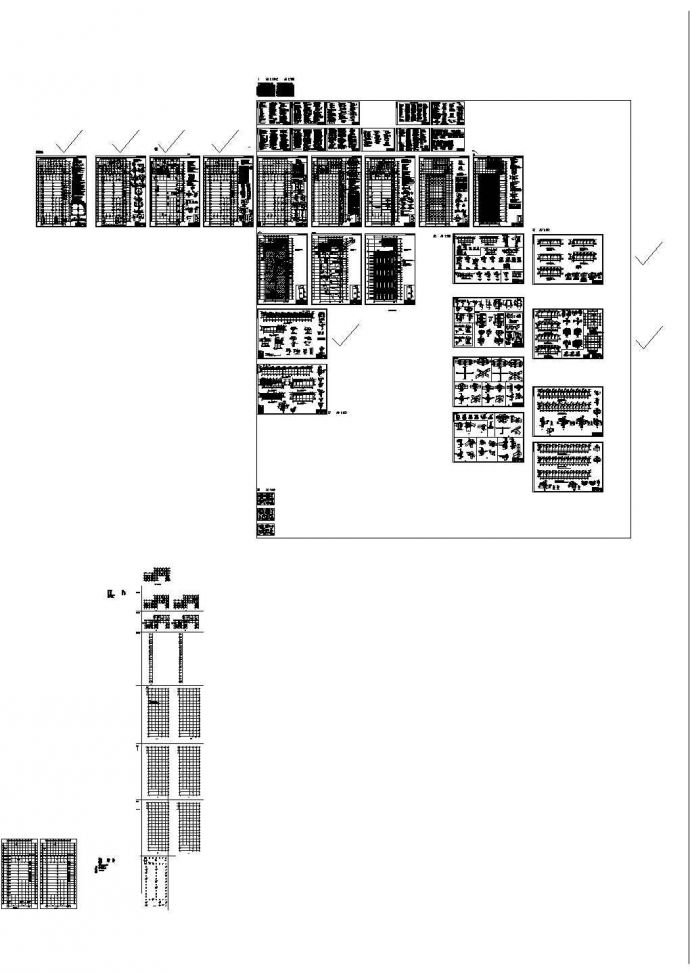 江苏钢框架厂房结构施工图_图1