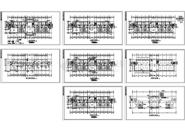 六层中学综合实验楼建筑施工图，含设计说明-图一