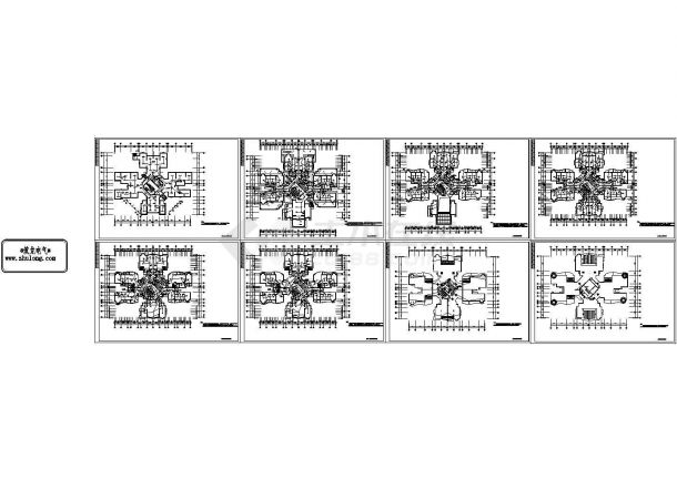 31层住宅楼电气设计全套施工图，共34张（甲级设计院）-图二