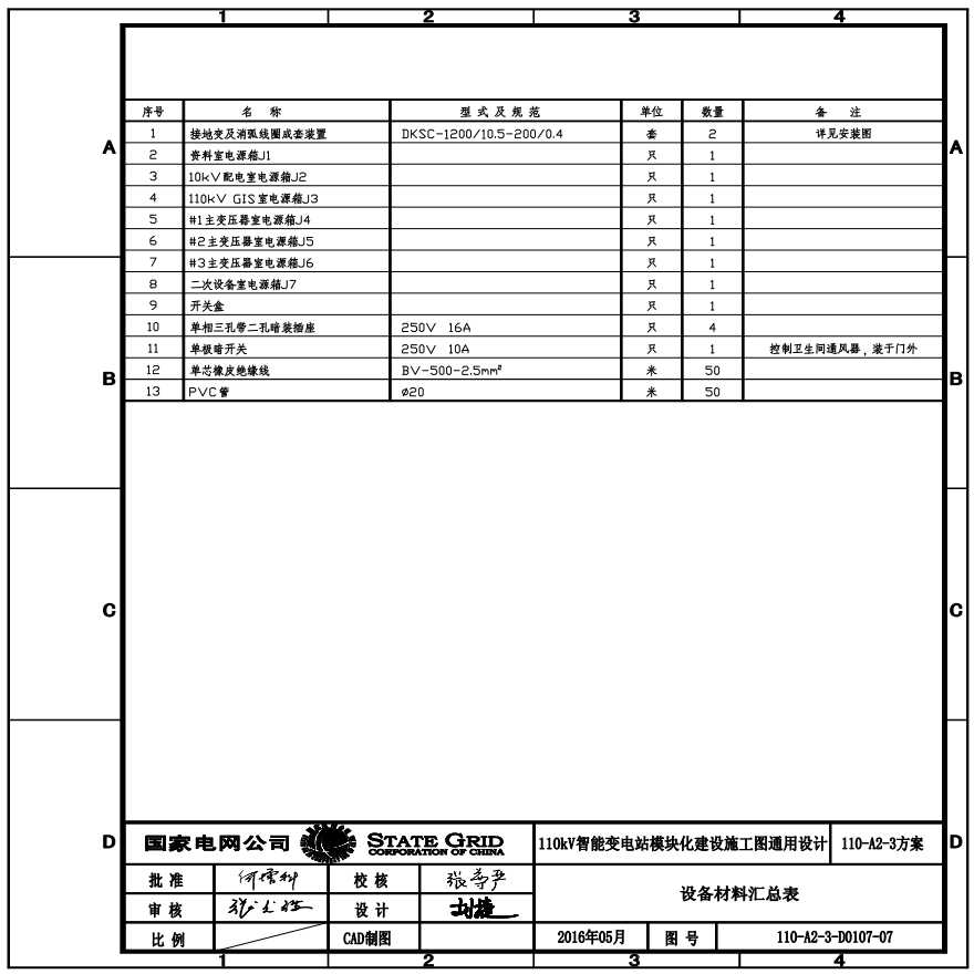 110-A2-3-D0107-07 设备材料汇总表.pdf-图一