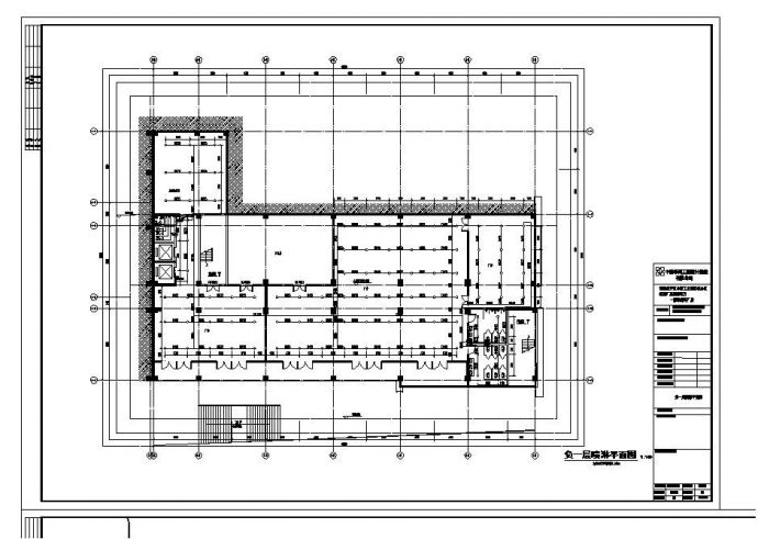 某城市厂房建筑工程结构布置CAD参考详图_图1