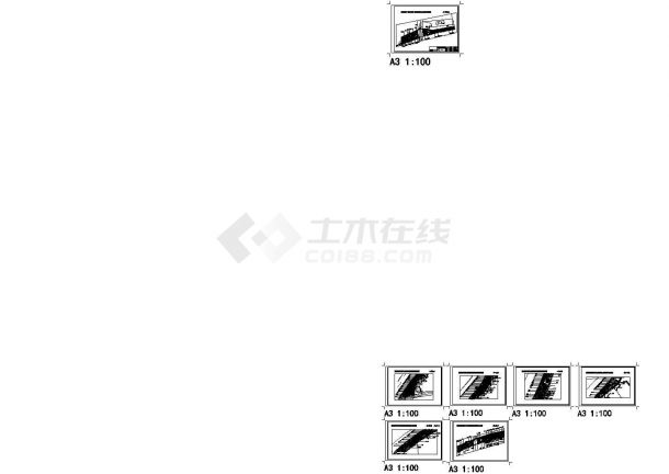 荆河西岸全套园林设计施工图（共9张）-图一