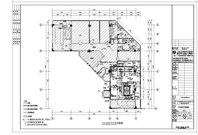 某市医院科室住院病房改造工程全套设计CAD参考详图_图1