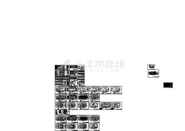 五层商业广场电气智能应急疏散照明系统CAD图纸-图二
