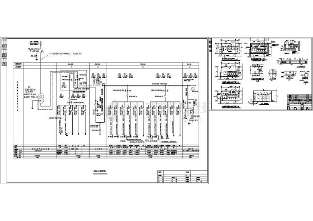 220KV变电站全套电气设计图纸-图二