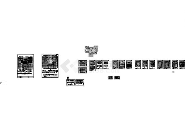 某地框架结构殡仪馆建筑设计施工图纸-图二