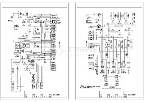 电气工程变压器柜控制原理图-图二