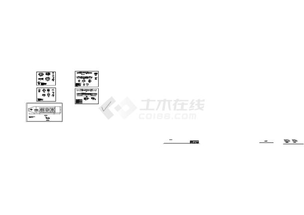 某地磅+地磅房设计cad全套施工图纸（甲级院设计）-图一