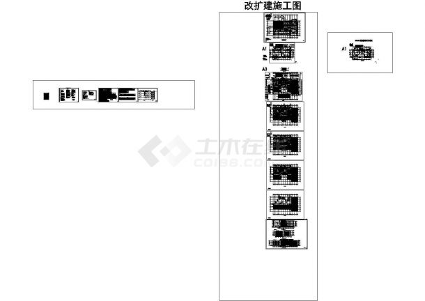 [江苏]办公建筑改扩建工程空调通风排烟系统设计方案图（多联机系统 甲级设计院设计）-图一