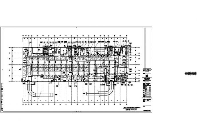 河南某8950㎡六层旅游中心暖通工程施工CAD图_图1
