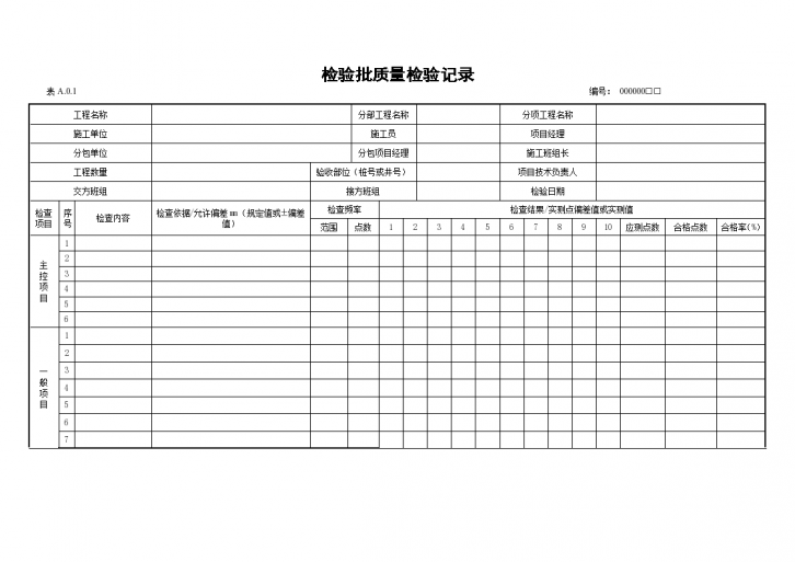 市政道路工程资料表格全套-图二