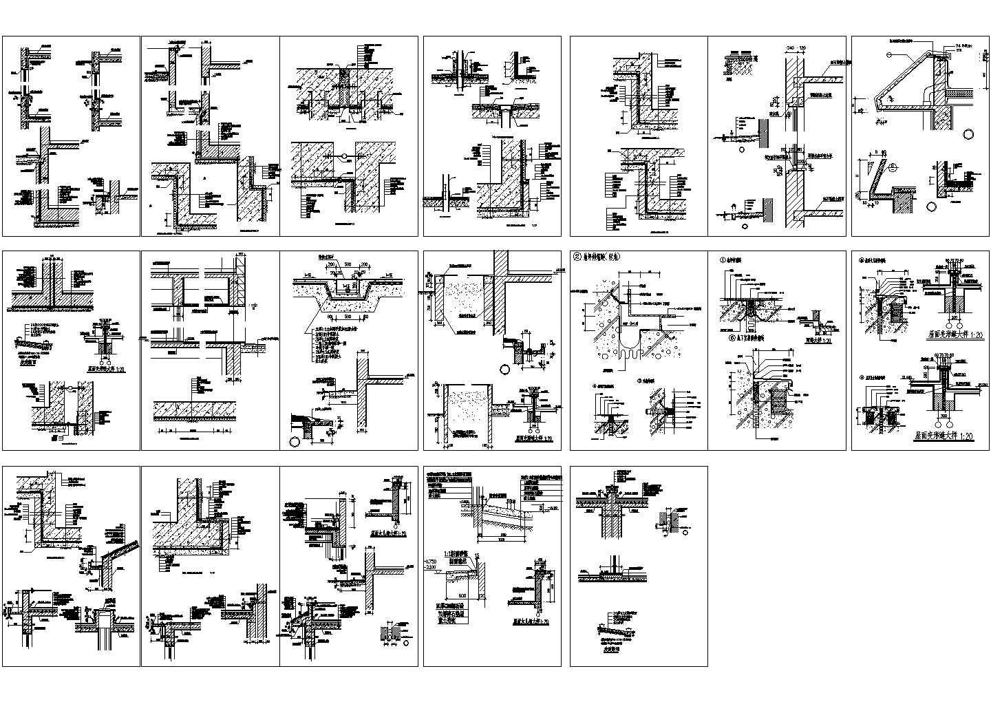 建筑构造详图1CAD施工图设计