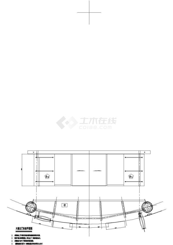 大厅  正门 制作、安装图CAD施工图设计-图一