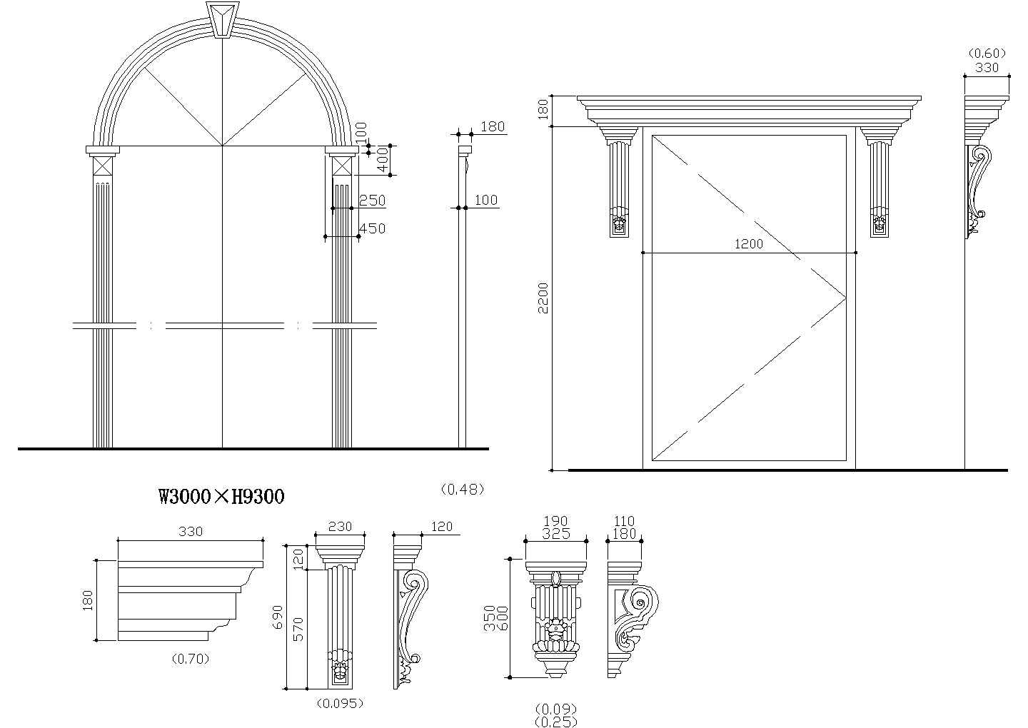 门系列4CAD施工图设计