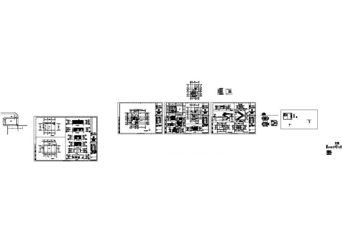 门卫&水泵房CAD施工图设计_图1