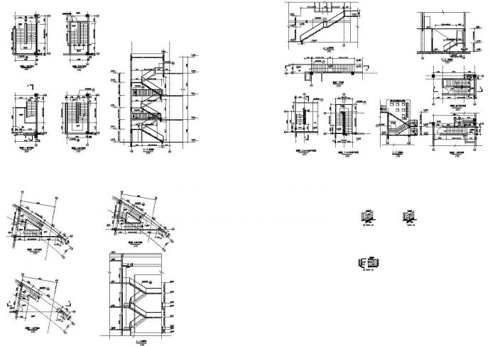 楼梯A大样详图CAD施工图设计_图1