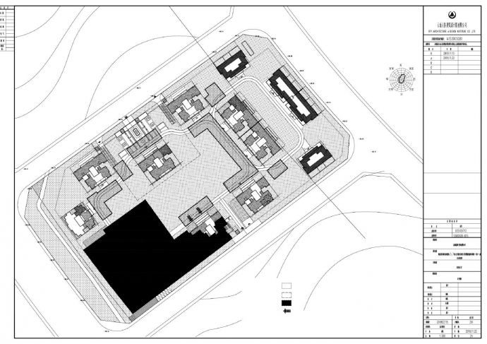 某项目防空地下室总平面CAD图_图1