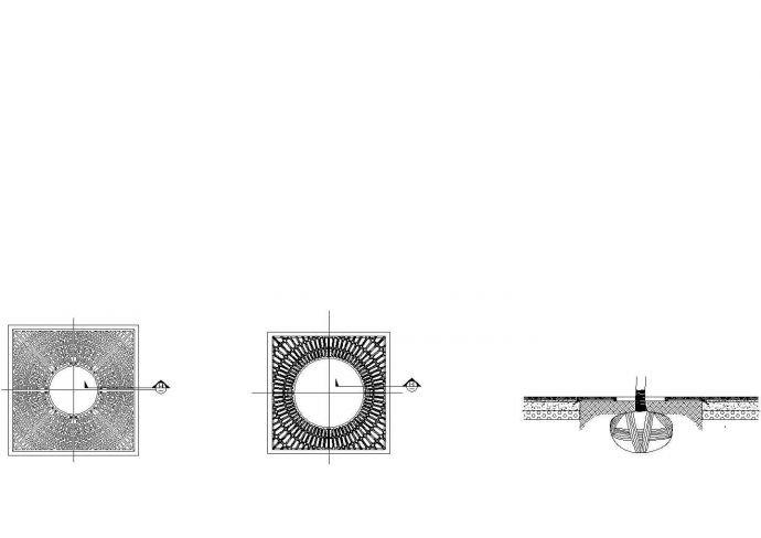 铁篦树池 1 2号施工图纸 CAD_图1