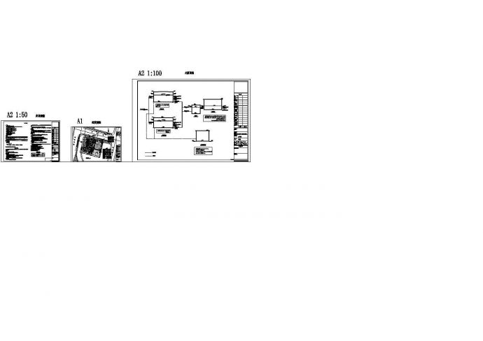 钦州加压泵给排水设计cad施工图（新标准）_图1