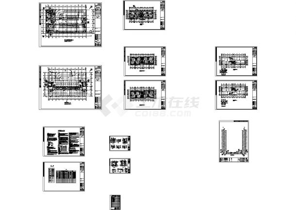 汉唐蜜园二类高层住宅楼工程项目暖通设计全套图（涵盖了高层住宅、商铺）-图一