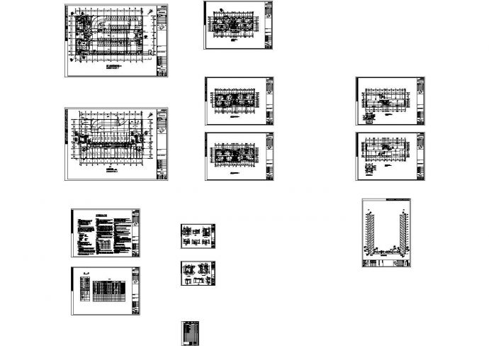 汉唐蜜园二类高层住宅楼工程项目暖通设计全套图（涵盖了高层住宅、商铺）_图1