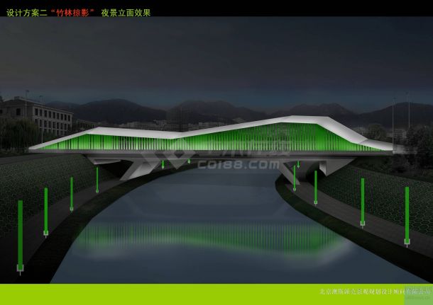 深圳南山区大学城公路桥设计-图一