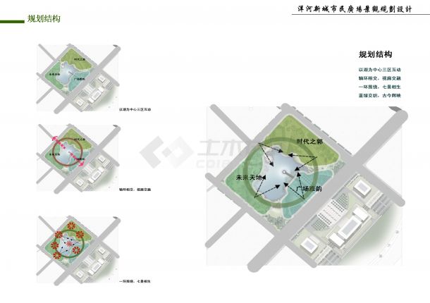 洋河新城市民广场景观设计-图二