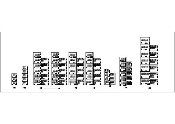 某高层住宅小区全套结构施工图（共9栋）_图1
