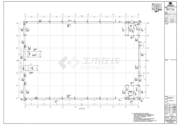 寿县中小企业创业园规划设计项目5号楼结构施工图CAD图.dwg-图二