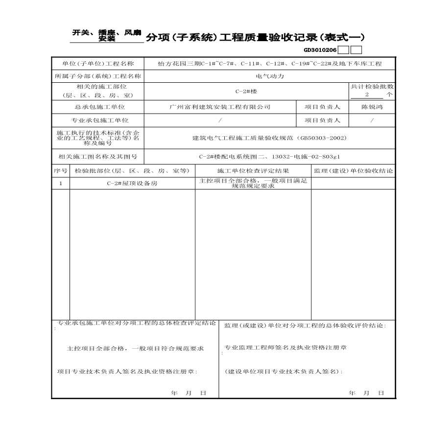 6----开关、插座、风扇安装分项-图二