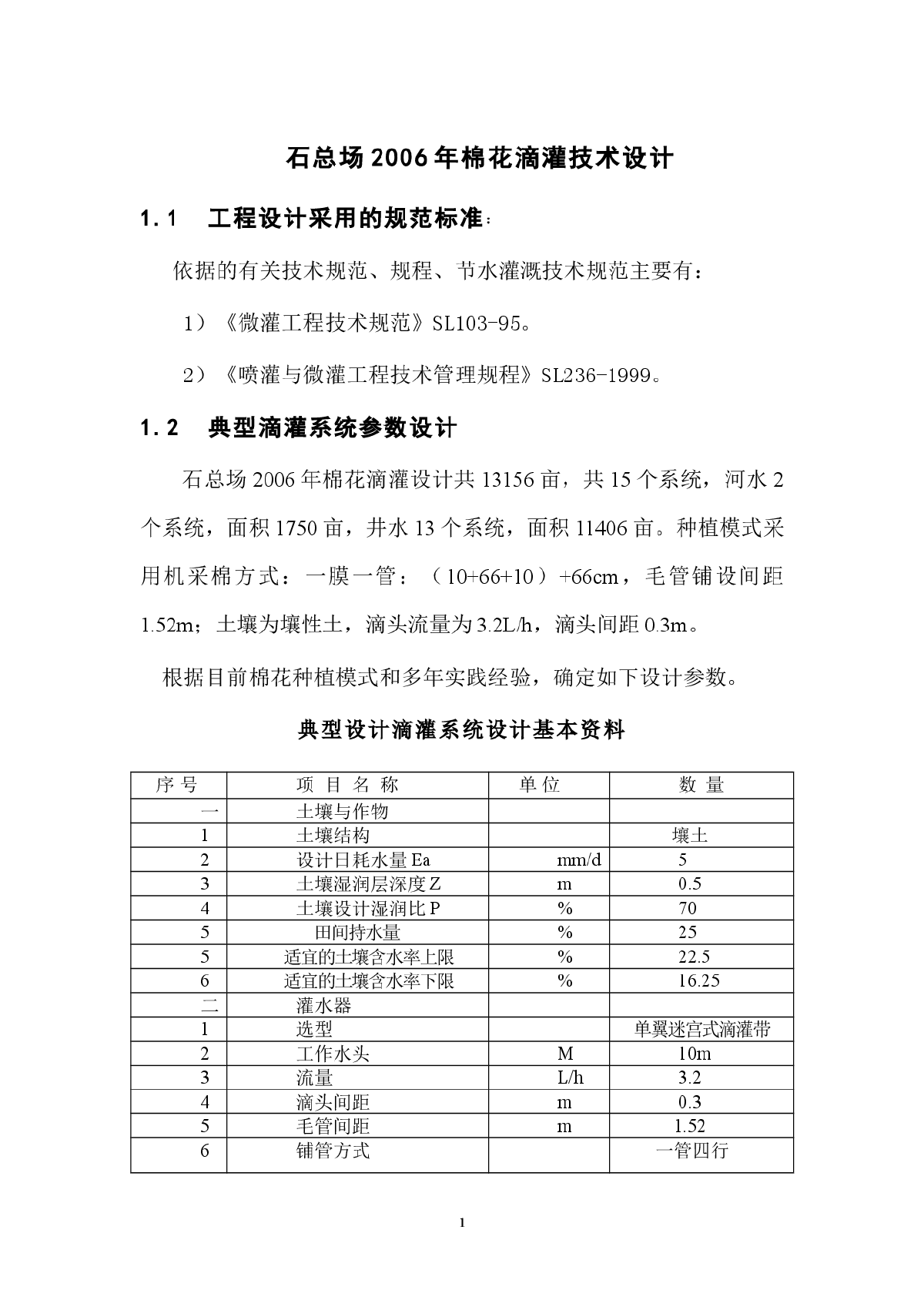 145团滴灌井水技术设计-图一