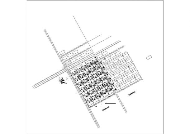 天梧小区排屋（新农村安置）规划安置--管网设计-图一