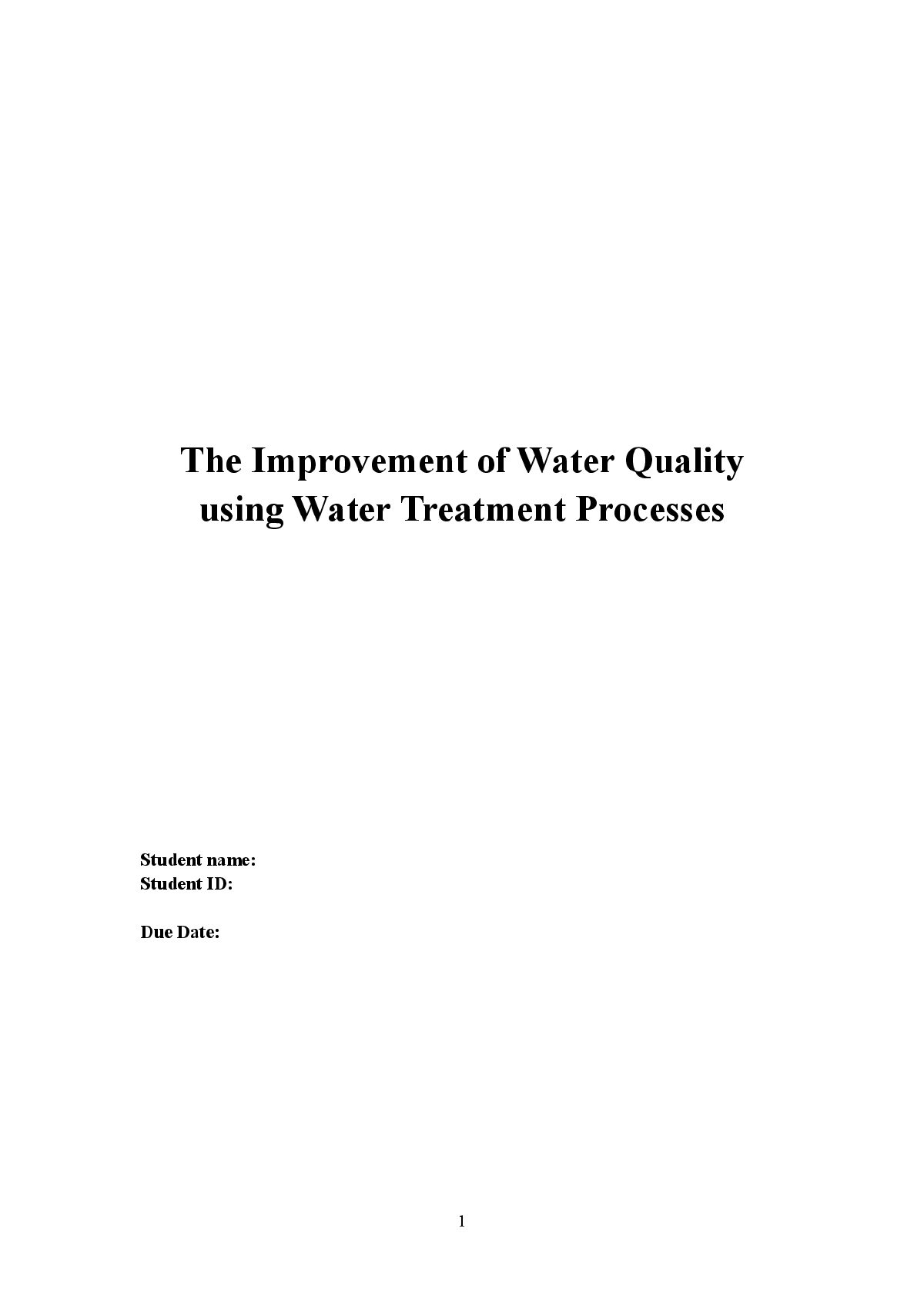 传统工艺水处理法在饮用水中的应用