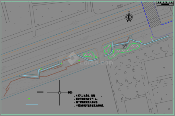 某街头景观小游园环境改造工程--海绵城市-图一