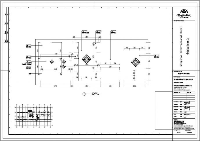 益阳 酒店套房卫生间CAD大样构造节点图_图1