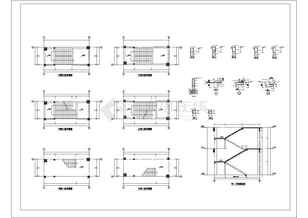 单层标准钢结构厂房（丁类）结构设计图 排架结构-图一