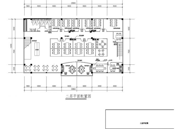 某多个咖啡吧西餐厅装修CAD室内完整构造设计方案图_图1