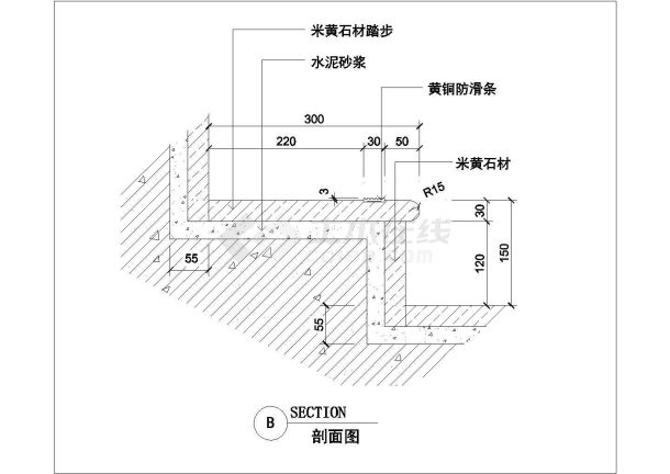 某住宅楼CAD节点完整详细剖面图纸-图一