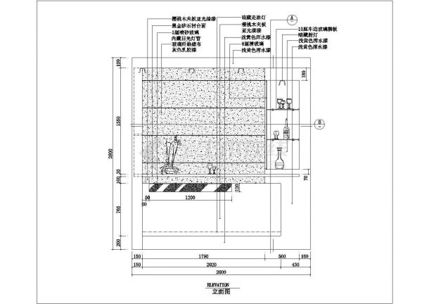 某CAD详细完整设计施工图常用图块之餐厅-图一