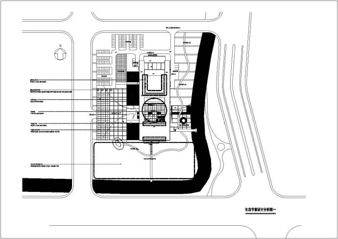 [浙江]现代风格简洁造型大剧院CAD建筑设计方案_图1